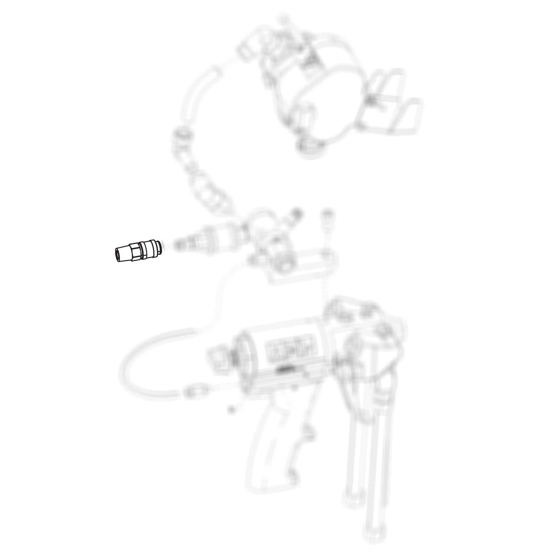 117510 - Air Line Coupler, 1/4 npt