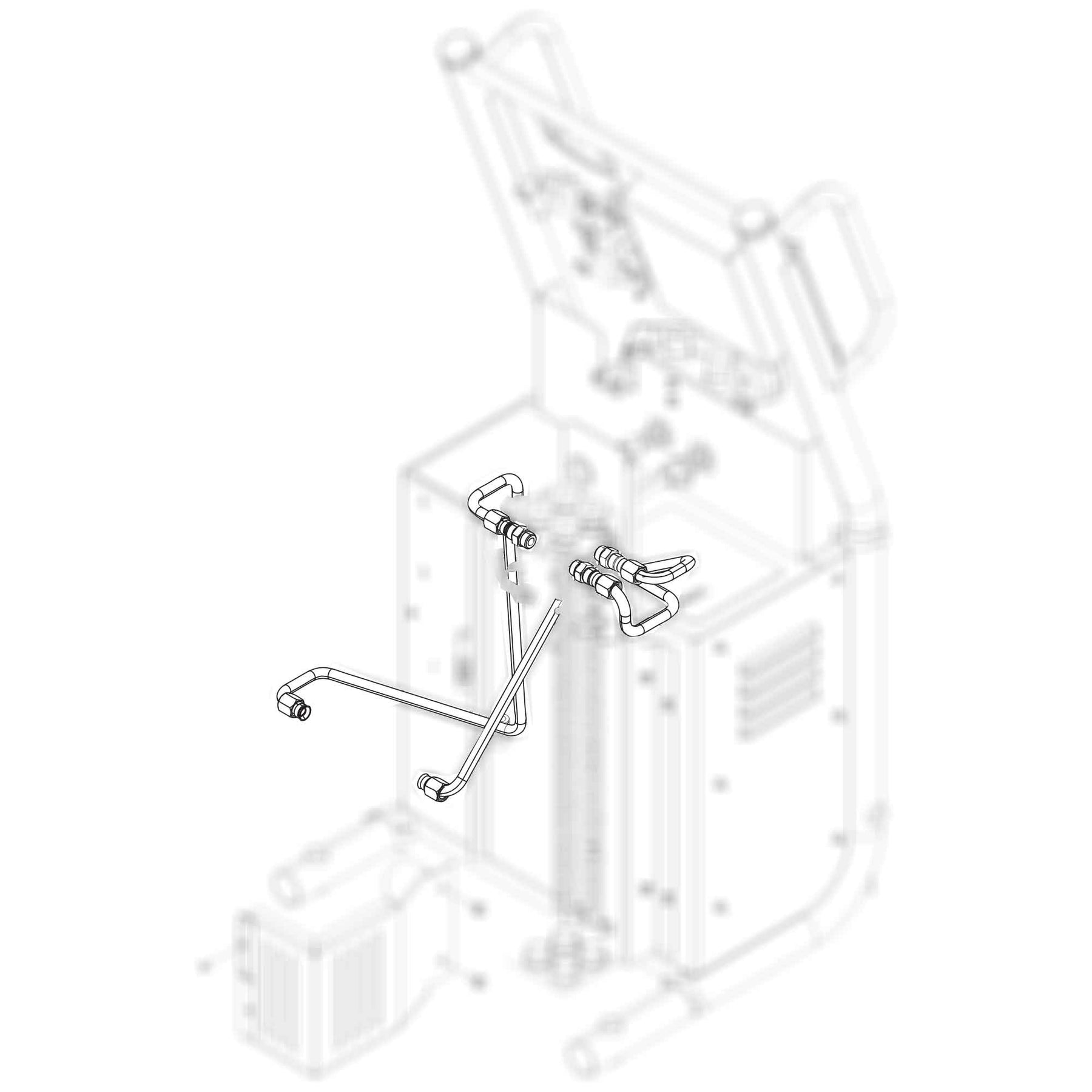 16G923 - Fluid Tube B Heater, Inlet