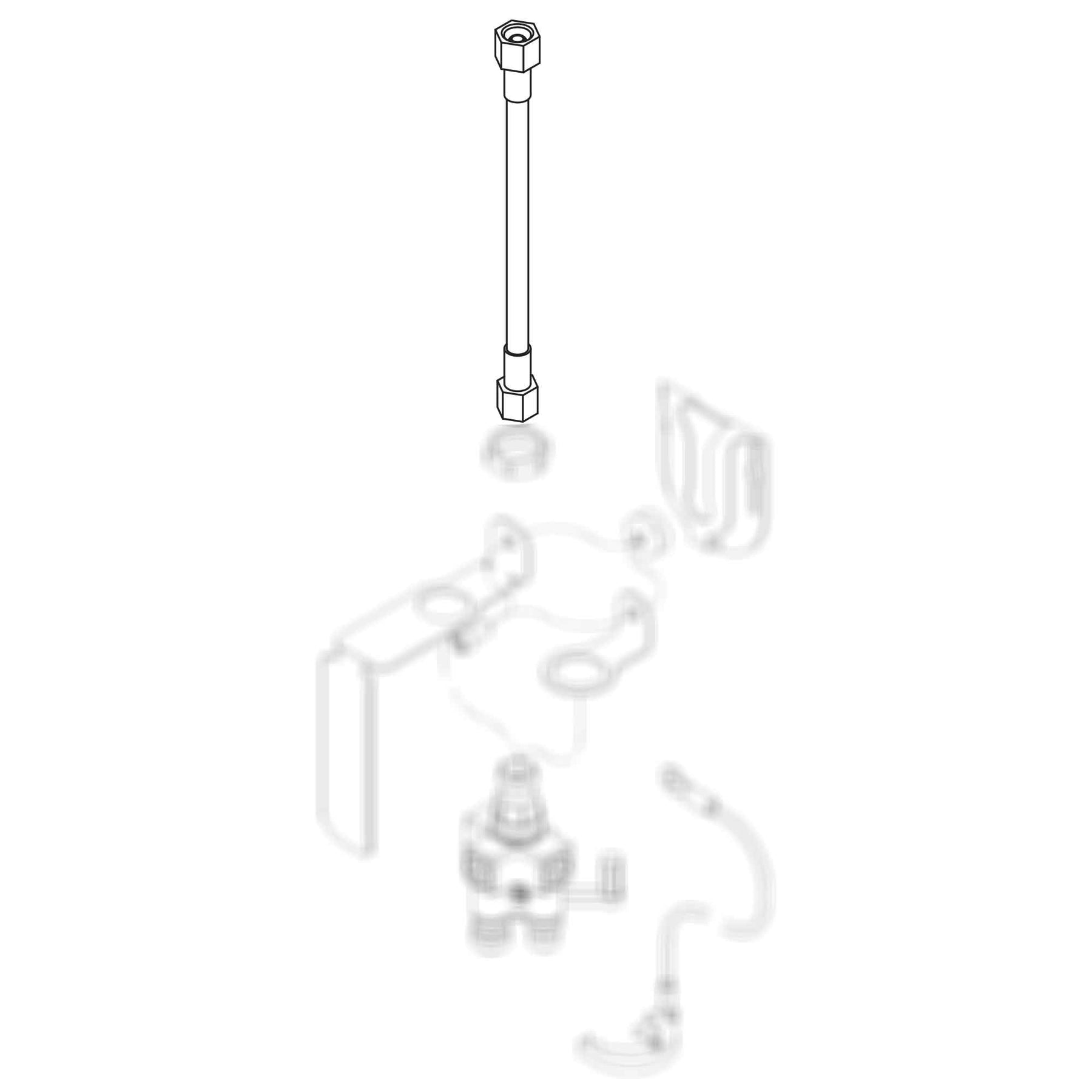 16W563 - High Pressure Hose Static Mixer