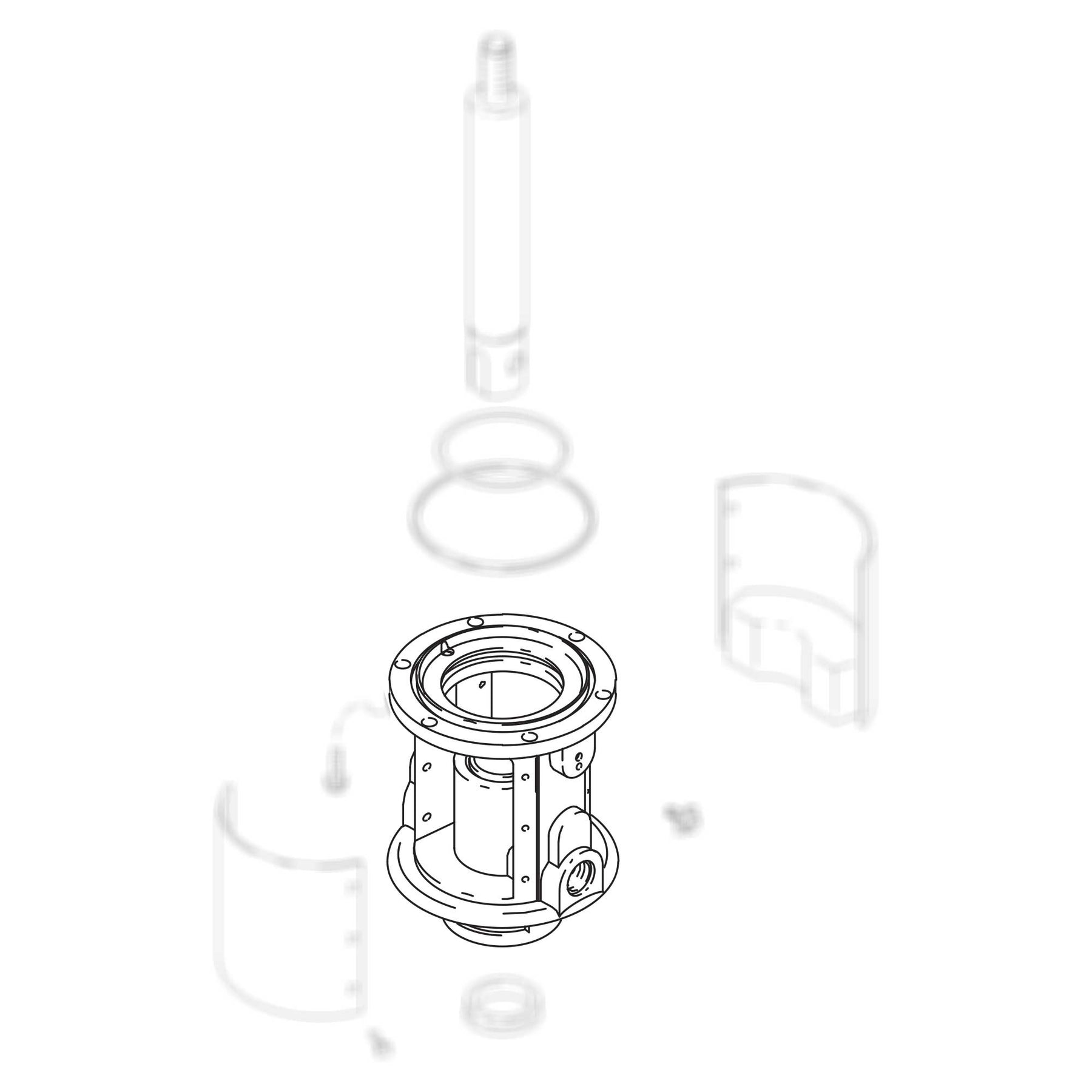 238278 - Moteur pneumatique, Socle