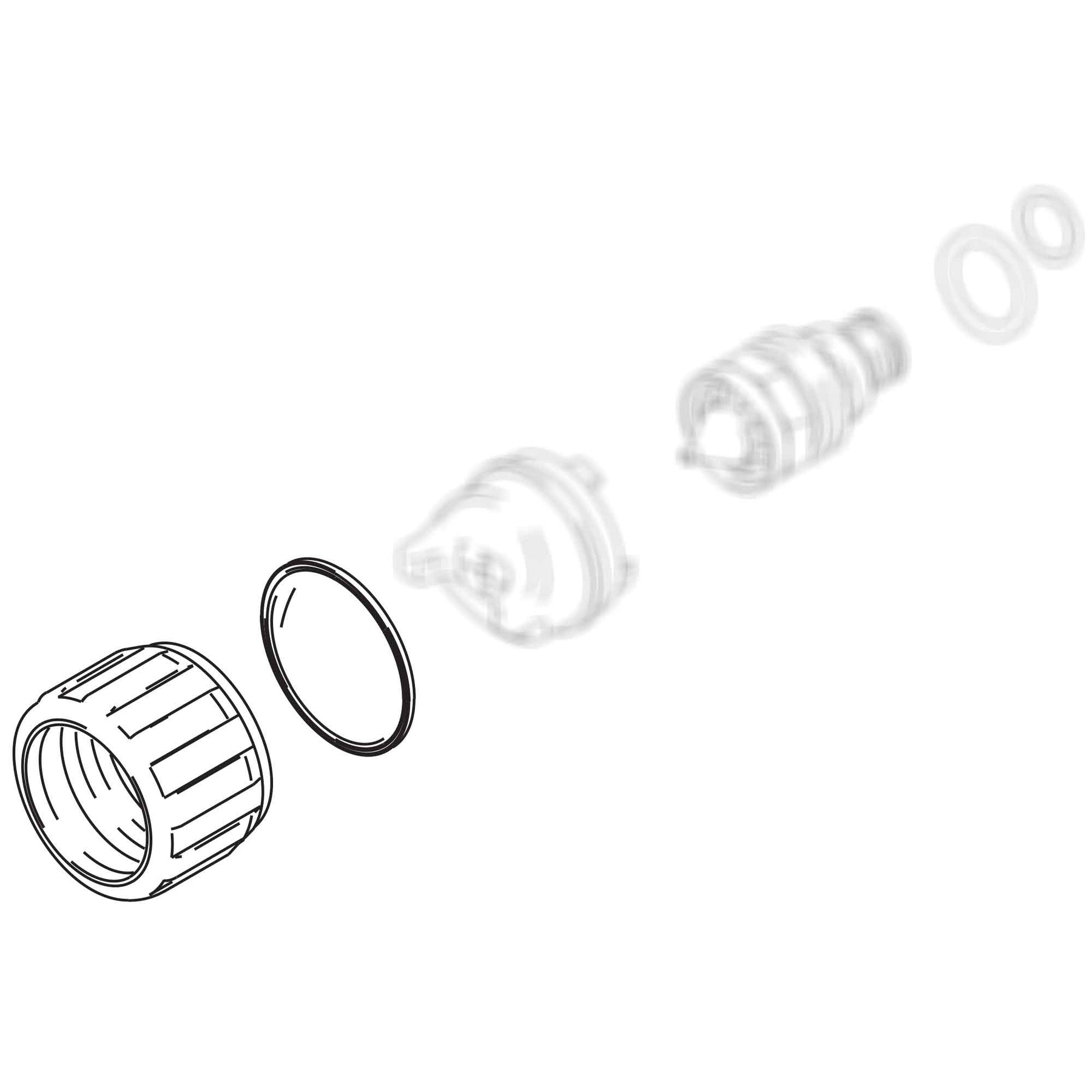 244927 - Bague de retenue du chapeau d'air