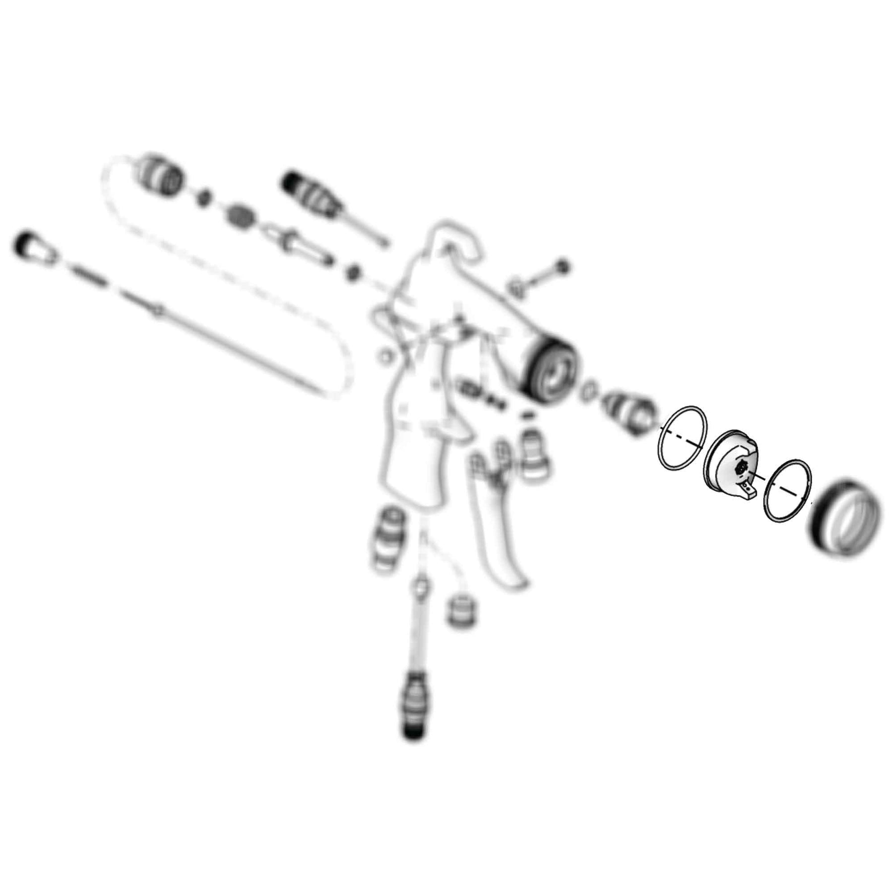 289773 - Kit de capuchon d'air pour pistolets conventionnels AirPro