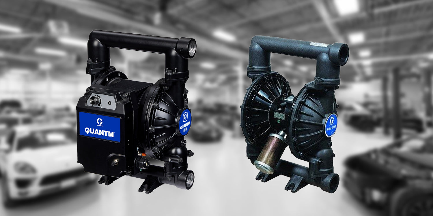 Electric vs. Air-Operated: Comparing Graco's Quantm EODD and Husky AODD Pumps for Auto Body Shops