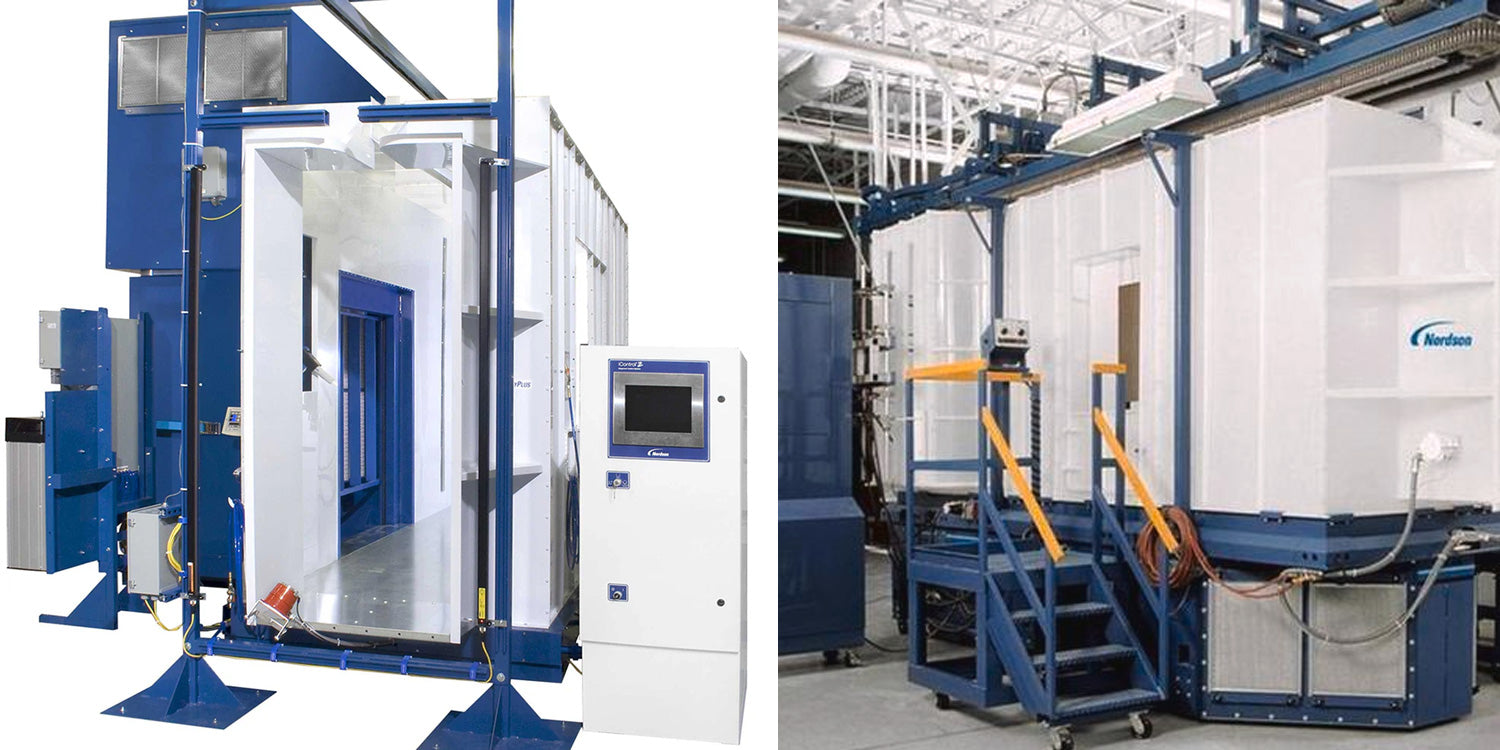 Transform Your Coating Process with the Nordson Excel 3000 Powder Coating Booth