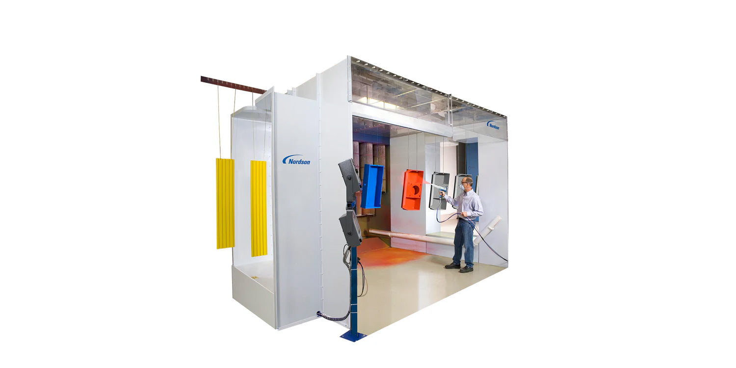 Revolutionizing Efficiency with Nordson's Lean Cell Powder Coating Booth