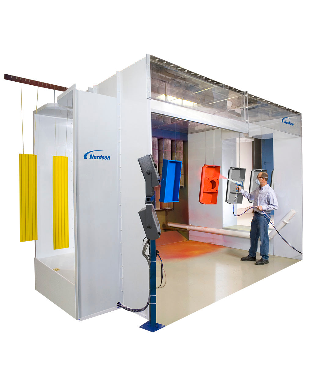Revolutionizing Efficiency with Nordson's Lean Cell Powder Coating Booth