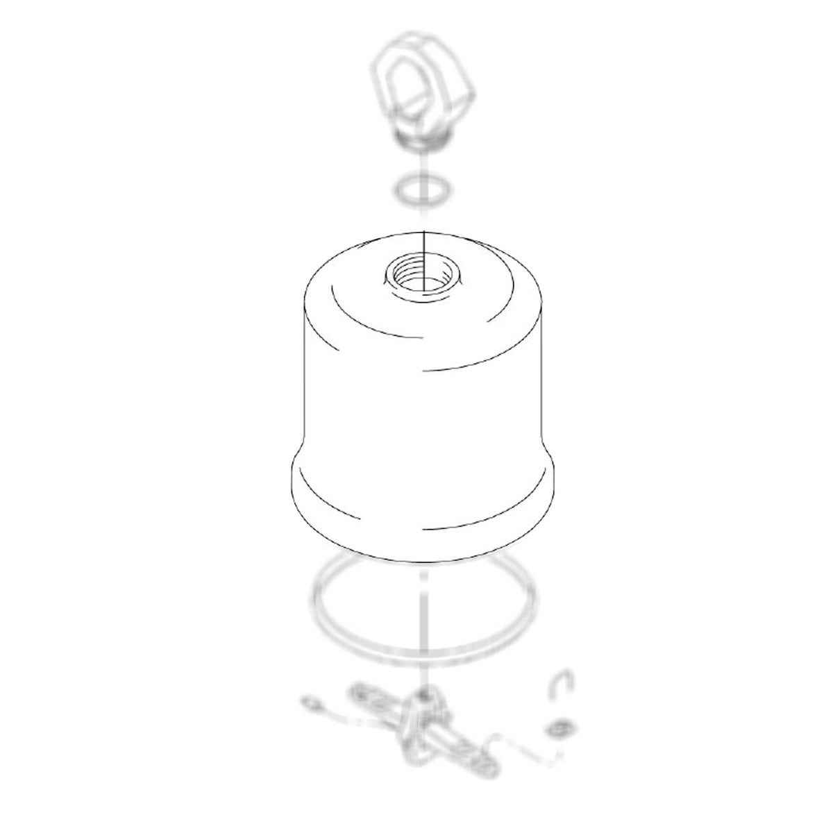 15E954 - Moteur pneumatique à cylindre