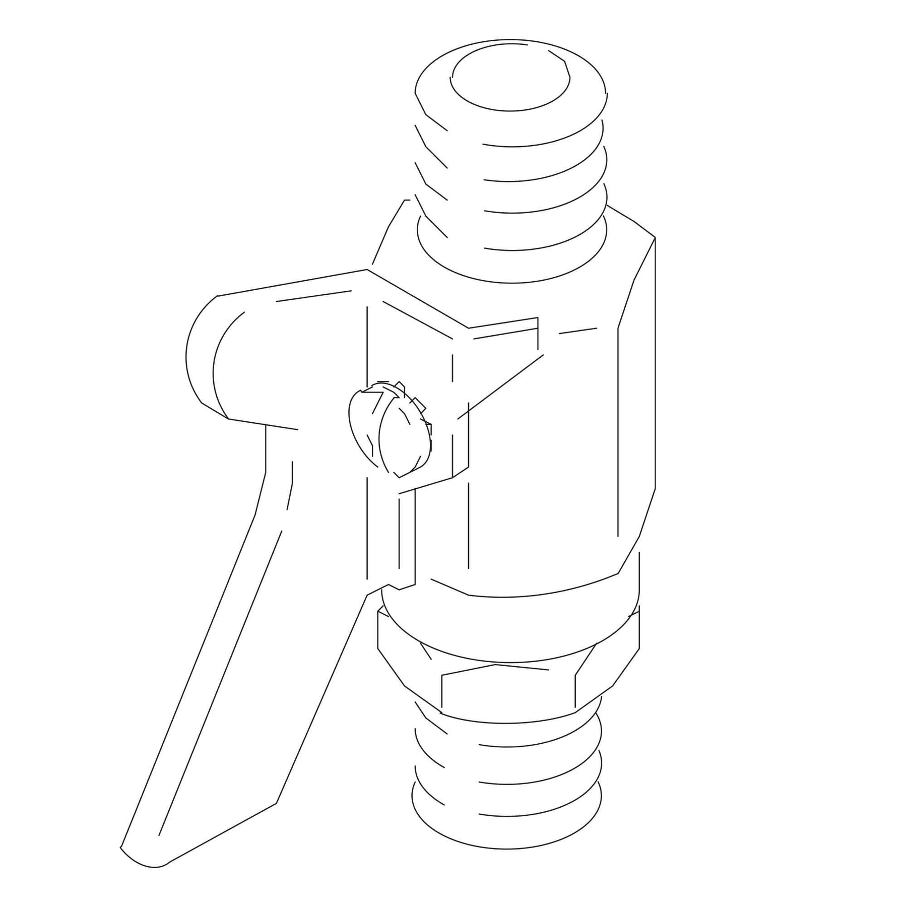 208393 - Ball Valve 3/8" Male Both Ends