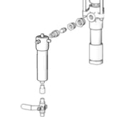 223160 - Filtre à fluide haute pression en acier inoxydable