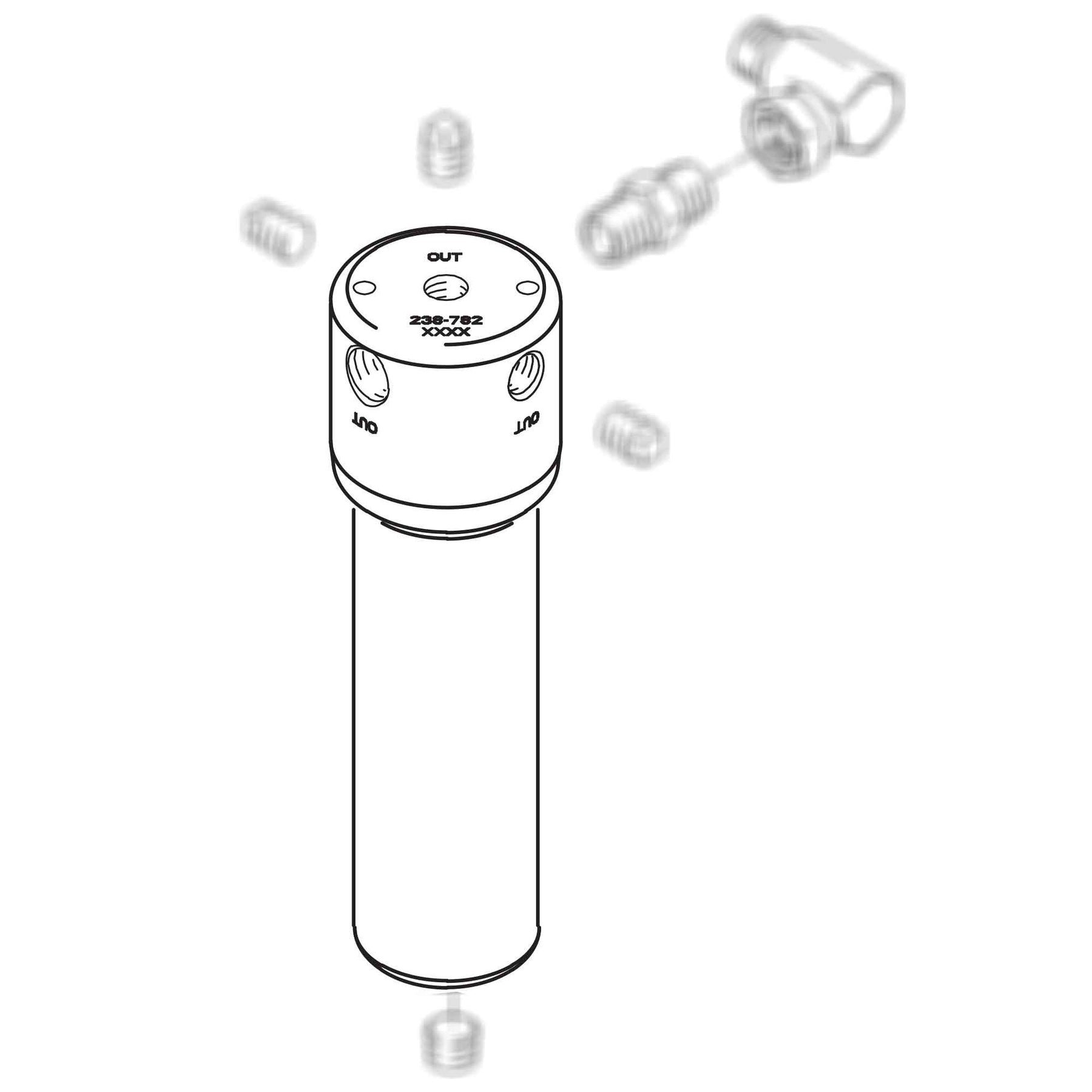 238782 - Filtre à fluide en acier inoxydable