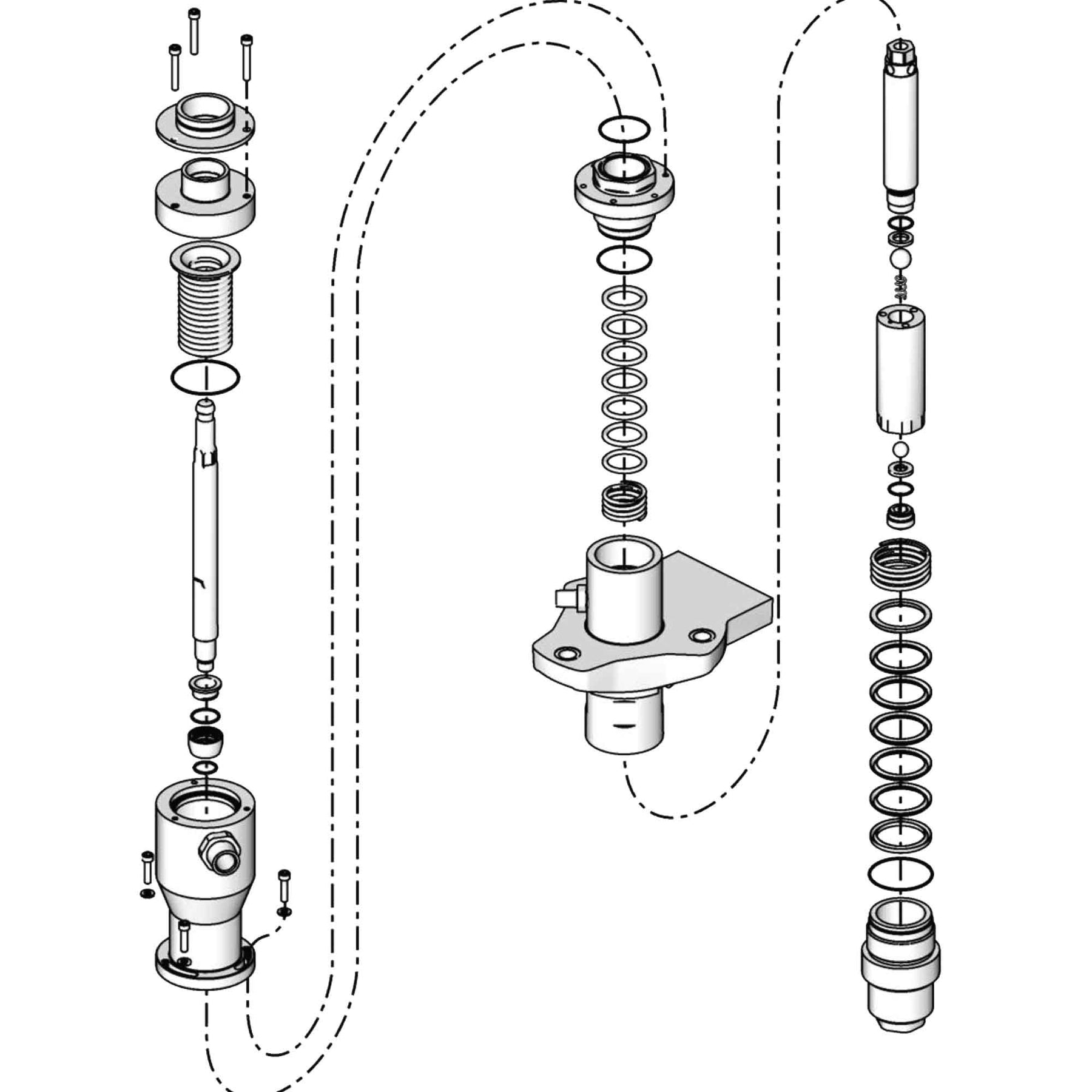 24A788 - Tungsten Carbide Seats and 440 Stainless Steel Balls Repair Kit