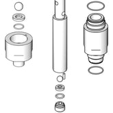 24A797 - Merkur Steel Seat Kit