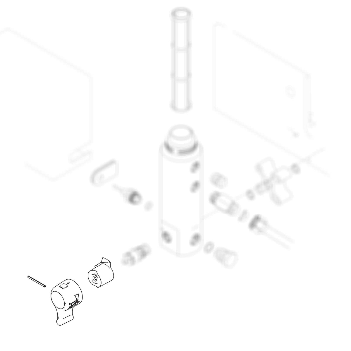 24E233 - Fast Flush Handle Kit