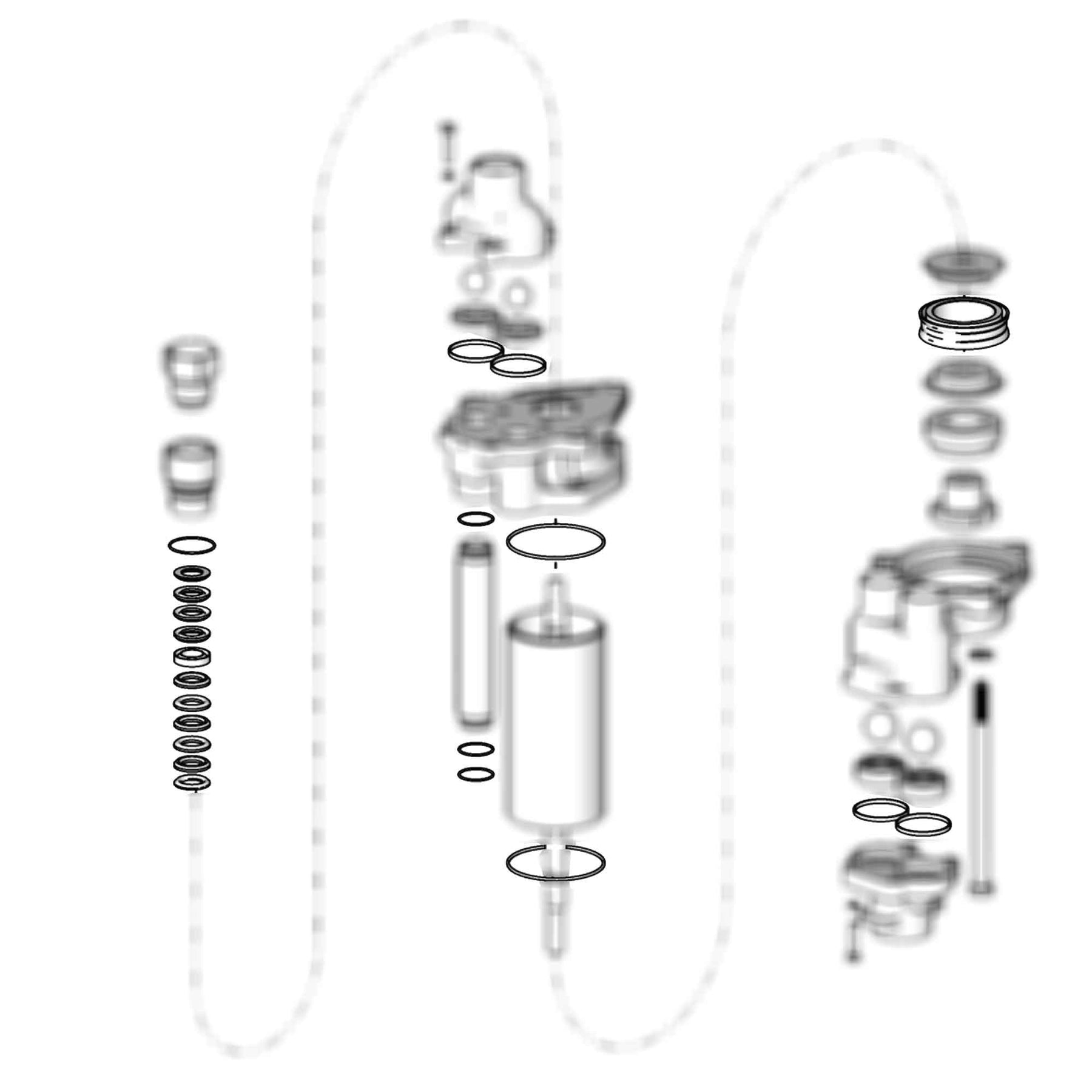 24F662 - Kit complet de réparation de pompe