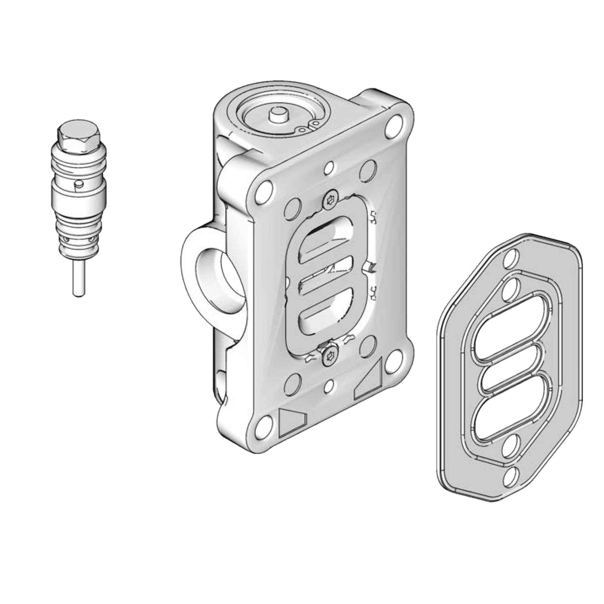 24J757 - Air Motor Service Kit, (npt)