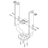 24L050 - Supports de montage pour montage inférieur (robot)