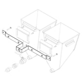 256252 - Bracket, Hopper b-mt