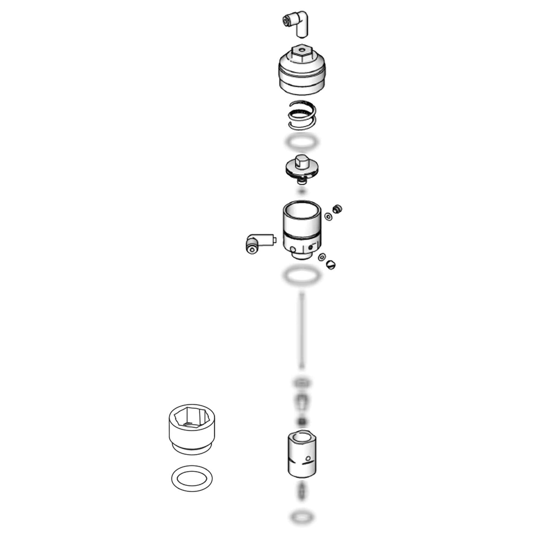 25N725 - Rebuild Kit HP Valve 17-4 SST