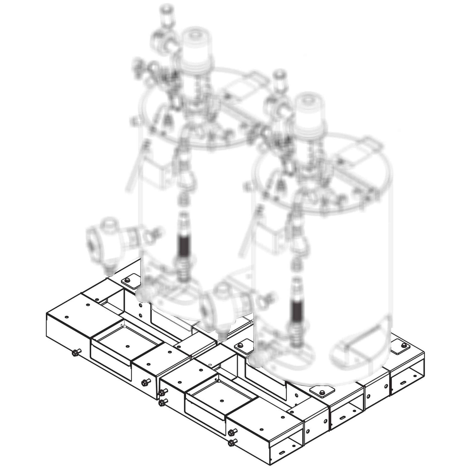 26C549 - Base, support de trémie