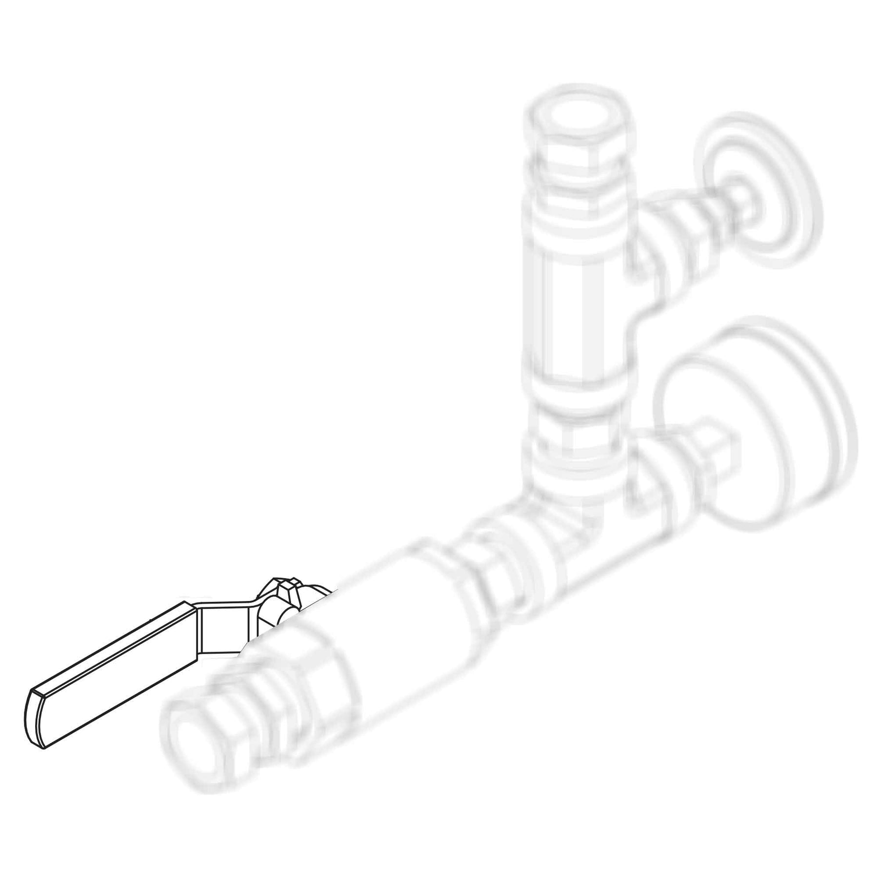 512485 - Robinet à tournant sphérique 3/4", acier inoxydable