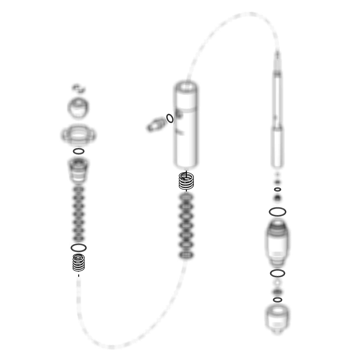 LW125A - Kit de réparation de joints Merkur